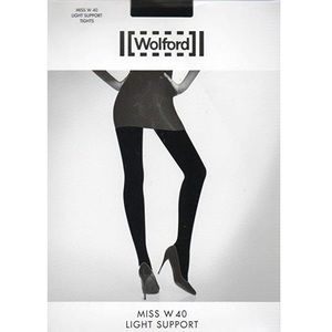 Wolford Miss W 40 Light Support Tights BLACK S